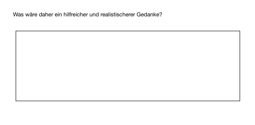 Arbeitsblatt, Teil 6
